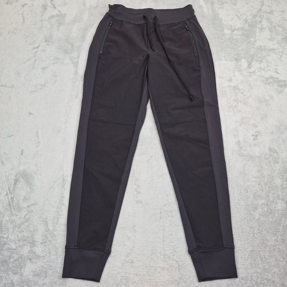 Athleta Headlands Hybrid Trek Jogger Black 2 Small Hiking Travel Pants 486241